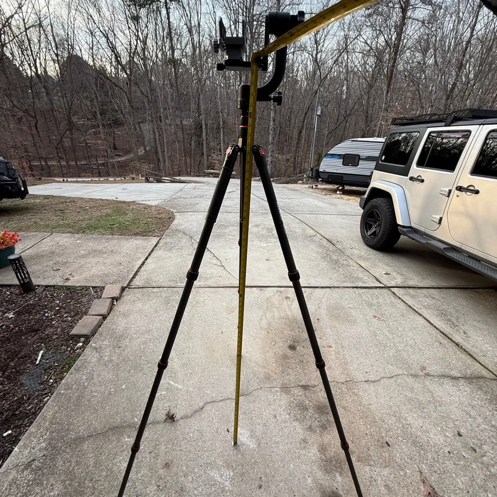 Carbon Fiber Tripod and Gimbal for shooting.